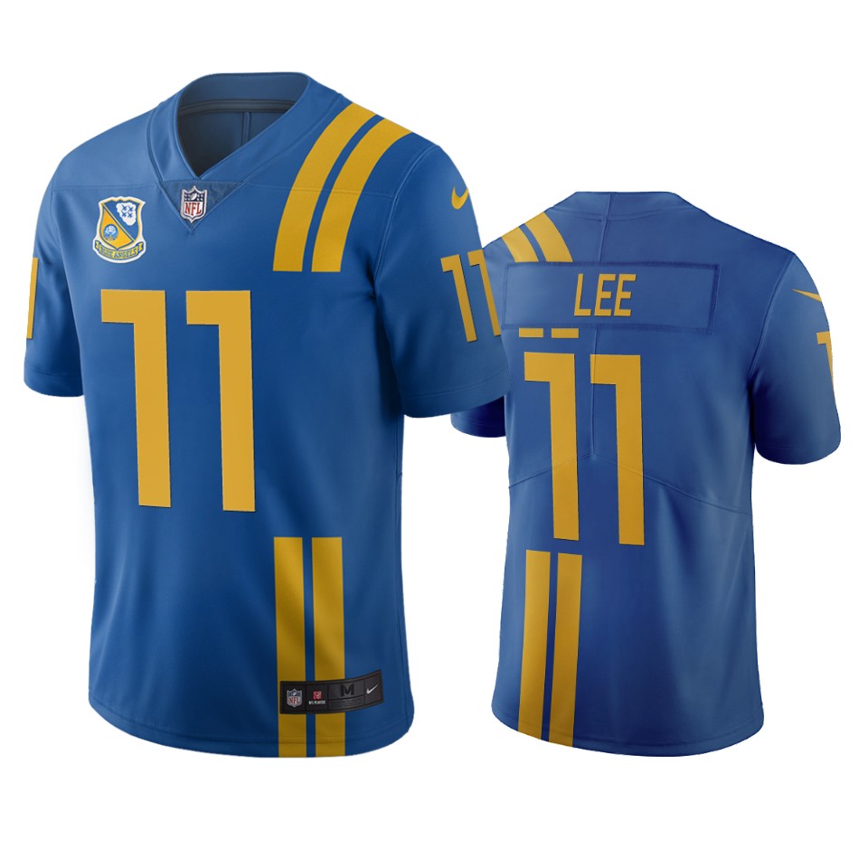 Men Nike Jacksonville Jaguars 11 Marqise Lee Royal Vapor Limited City Edition NFL Jersey